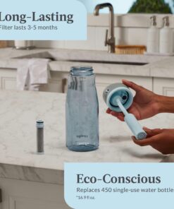 Contigo® Wells Plastic Filter Water Bottle with AUTOSPOUT® Straw Lid, 32 Oz.