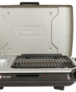 Deluxe Tabletop Propane 2-in-1 Grill/Stove, 2-Burner