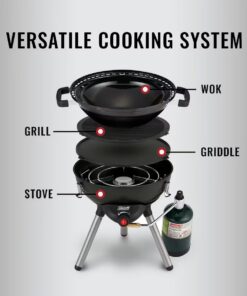 Alternative view of 4-in-1 Portable Propane Gas Cooking System
